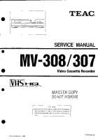 Teac MV-308-Service-Manual